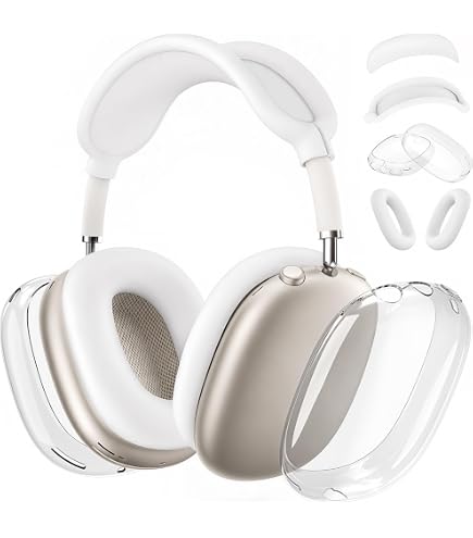 Apple Airpods MAX シルバー 本体　　カバー付き Amazon.com: Chrome Case for AirPods Max (2020/2024) 3D Durable